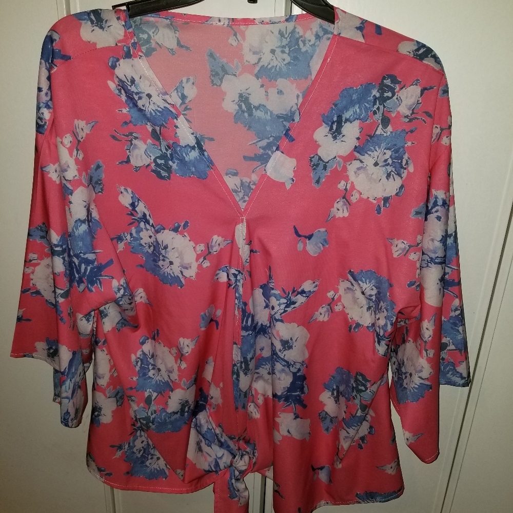 Floral blouse/ kimono